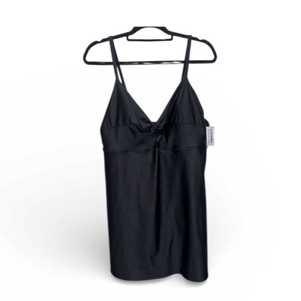 NWT Old Navy‎ Black Twist-Knot Swim Dress XXL